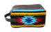 Men Women Western Woven Genuine Leather Toiletry Dopp Kit Cosmetic Travel Bag 18SKTWoolDopp