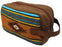 Men Women Western Woven Genuine Leather Toiletry Dopp Kit Cosmetic Travel Bag 18SKTWoolDopp