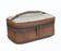 Western Cowhide Brown Distressed Leather Toiletry Dopp Kit Travel Bag 18SKT27