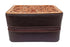 Women's Western Small Travel Tooled Leather Jewelry Travel Case 18ZIJ