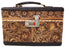 Western Tooled Leather Locking Jewelry Case 11-1/2" x 8" x 6" – Floral Hand-Tooled Jewelry Organizer with Combination Lock, Ring Holders & Storage Compartments 18ZIJ14
