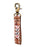 Challenger Leather Key Fob Western Tooled Stacked Aces Antique Brass Clip 19RS01