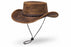 Men's Western Outback Waterproof Oiled Crushable Leather Hat 4H08