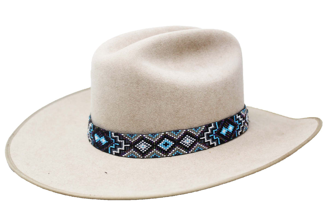 1" Western Handmade Beaded Southwest Rodeo Adjustable Hat Band 24RTB30