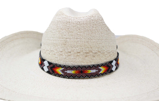 3/4" Western Handmade Beaded Southwest Rodeo Adjustable Hat Band 24RTB34