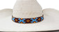 3/4" Western Handmade Beaded Southwest Rodeo Adjustable Hat Band 24RTB35