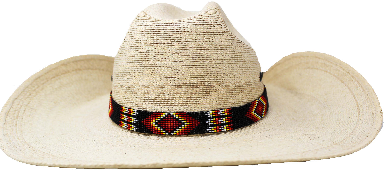 3/4" Western Handmade Beaded Southwest Rodeo Elastic Stretchy Hat Band 24RTE08