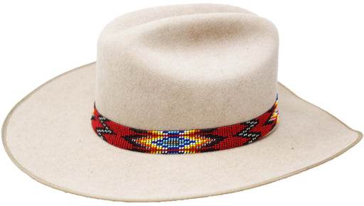 3/4" Western Handmade Beaded Southwest Rodeo Stretchy Hat Band Hat Band 24RTE18