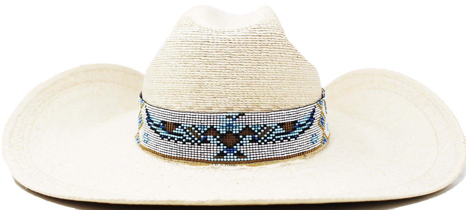 1-3/8" Western Handmade Beaded Southwest Rodeo Stretchy Hat Band Hat Band 24RTE21