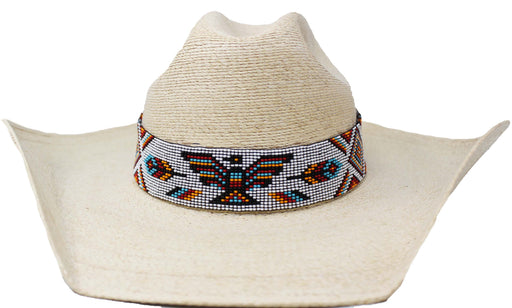 1-3/8" Western Handmade Beaded Southwest Rodeo Stretchy Hat Band Hat Band 24RTE23