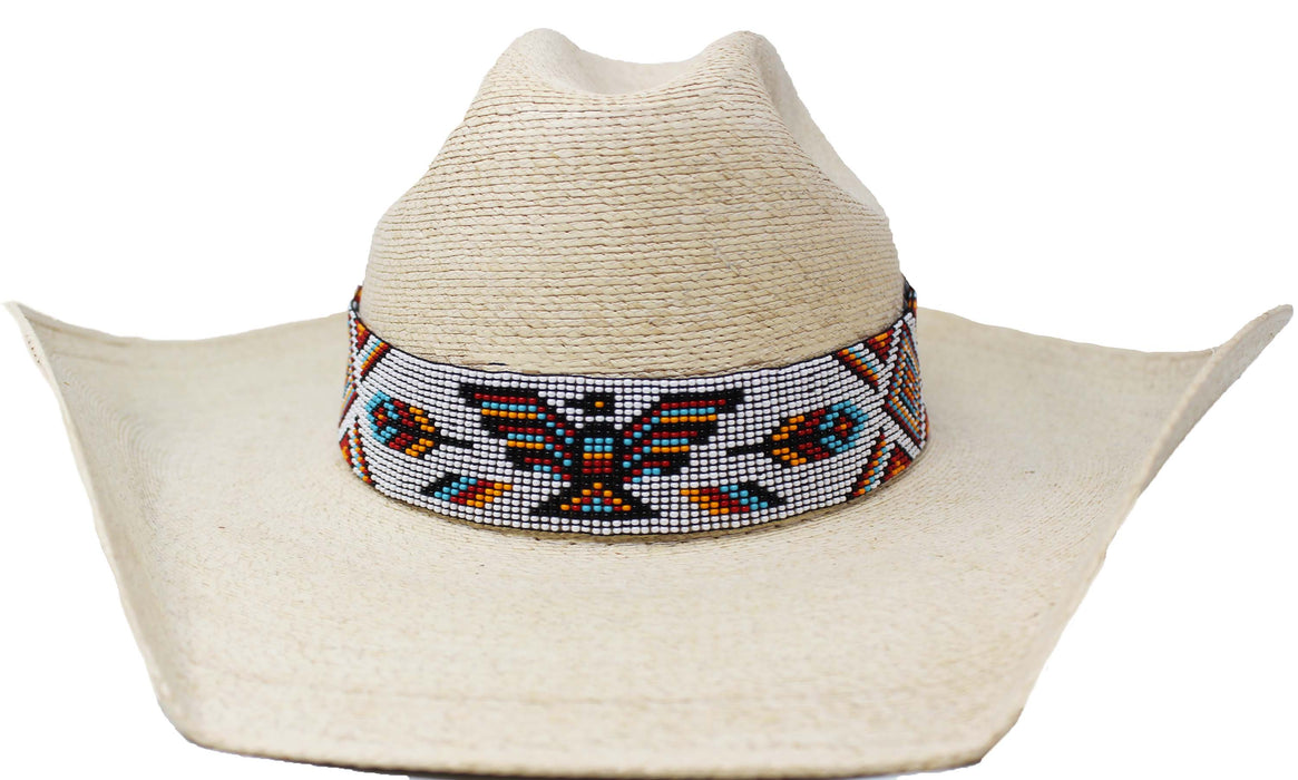 1-3/8" Western Handmade Beaded Southwest Rodeo Stretchy Hat Band Hat Band 24RTE23