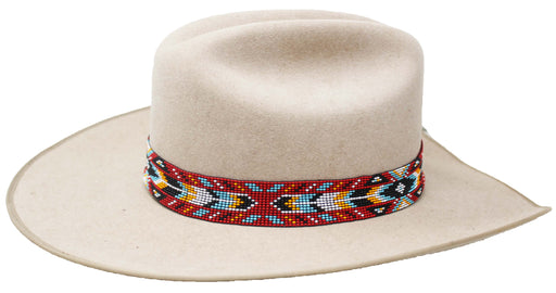 1-1/8" Western Handmade Beaded Southwest Rodeo Stretchy Hat Band Hat Band 24RTE24