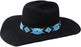 1" Western Handmade Beaded Southwest Rodeo Stretchy Hat Band Hat Band 24RTE32
