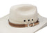 Western Tan Braided Leather Adjustable Buckle Hat Band with Buckle 24RTK