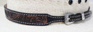 Western Tan Braided Leather Adjustable Buckle Hat Band with Buckle 24RTK