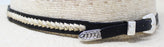 Western Tan Braided Leather Adjustable Buckle Hat Band with Buckle 24RTK