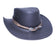 Western Tan Braided Leather Adjustable Buckle Hat Band with Buckle 24RTK