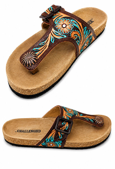 Women's Western Genuine Leather Sandals – 25JQSandal