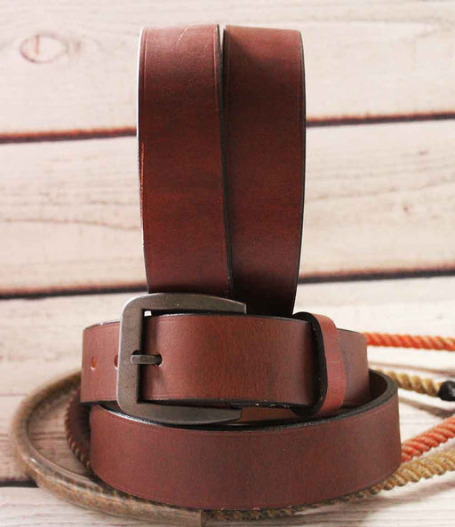 3D USA Mens Dress Uniform Western 100% Leather Basic Belt 1-1/2" 261141