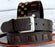 M  Unisex Full Grain Cowhide 100% Leather Casual Dress Belt Brown 2611RS01