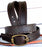 L  Unisex Full Grain Cowhide 100% Leather Casual Dress Belt Brown 2614RS01