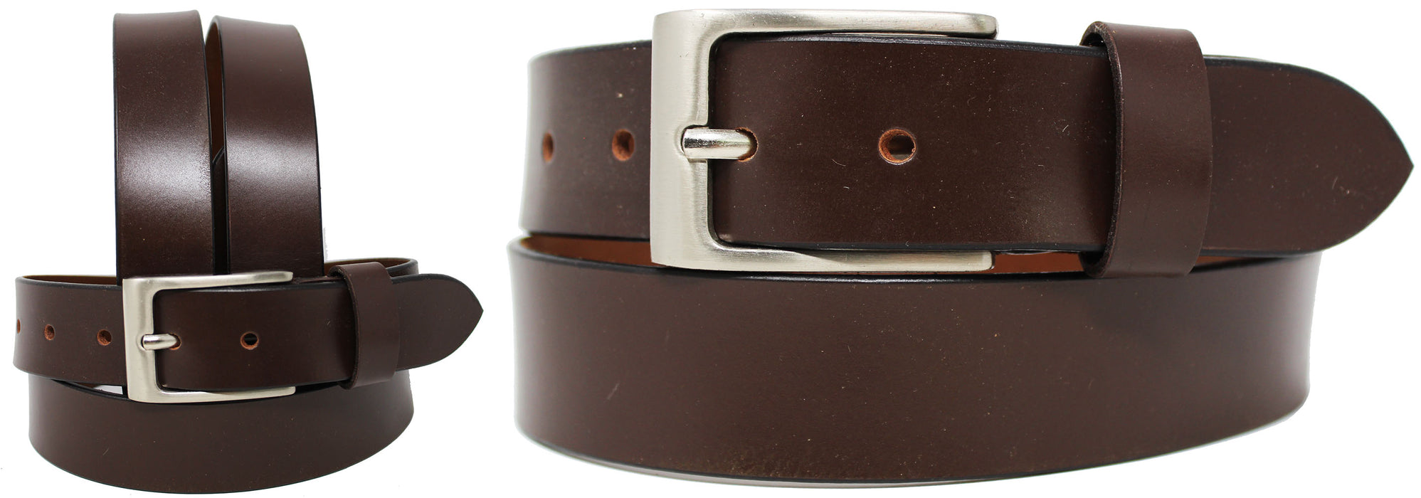 ProRider Western Heavy Duty Mens Women Cow Leather Belt Brown 2634RS01