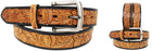 1.5" wide Men's Women Cowboy Western Fashion Tooled Leather Belt  265758