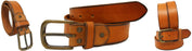 Mens Full Grain Genuine Leather Belt 1.5" Work Casual Belt Change Buckle 26AA06