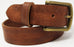 Mens Full Grain Genuine Leather Belt 1.5" Work Casual Belt Change Buckle 26AA16