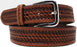 Adam Burk Men's Western Heavy Duty Basket Weave Leather Belt 26AB02BR