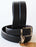 Adam Burk 100% Cow Leather Mens Casual Reversible Dress Belt Black 26AB06C