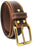 Men's Casual Jean Full-Grain Brown Leather Belt 26AB09