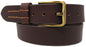 Men's Casual Jean Full-Grain Tan Brown Leather Belt 26AB10