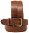 Men's Casual Jean Full-Grain Tan Brown Leather Belt 26AB12