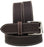 Men's Casual Jean Full-Grain Tan Black Brown Leather Belt 26AB13