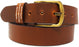 Men's Casual Jean Full-Grain Tan Leather Belt 26AB15