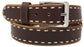 Men's Casual Jean Full-Grain Tan Brown Leather Belt 26AB16