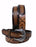 Men Women Western Tooled Leather Belt 26FKTooled