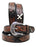 Men Women Western Tooled Leather Belt 26FKTooled