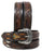 Men Women Western Tooled Leather Belt 26FKTooled