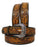 Amish Western Floral Engraved Tooled Full Grain Leather Belt Strap 1.5" 26FK01