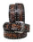 Western 2" Wide Antique Floral Tooled Full-Grain Leather Belt 26FK08U2