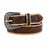 Challenger Western Leather Belt Turquoise Inlay Filigree Tooled Floral Cowboy Belt 1-1/2"