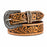 Men’s Western 1-3/4" Embossed Leather Belt with Playing Cards & Dice Design, Vintage Tooled Cowboy Belt with Engraved Metal Buckle, Casual Fashion Waist Belt