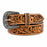 Cowboy Cowgirl Poker Western 1-1/2" Wide Hand Tooled Leather Belt 26FKPoker