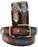 Men Women 1-1/2" Wide Tan Leather Floral Tooled Casual Jean Belt 26FKBrown