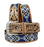 Western 2" Wide Tooled Genuine Leather Belt  Beaded