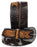 40   Western 1 1/2" Wide Men Women Rodeo Floral Tooled Leather Belt 26FK73
