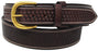 Mens 1-1/2" Western 100% Cow Leather Basket Weave Tooled Ranger Belt 26RAA104