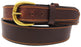 Mens 1-1/2" Wide Brown Western 100% Cow Leather Ranger Belt Casual 26RAA154